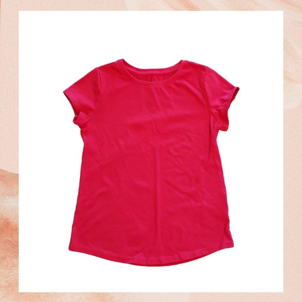 Solid Red Short Sleeve T-Shirt